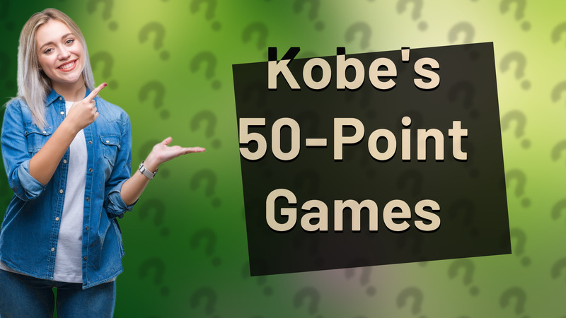 Kobe's 50-Point Games