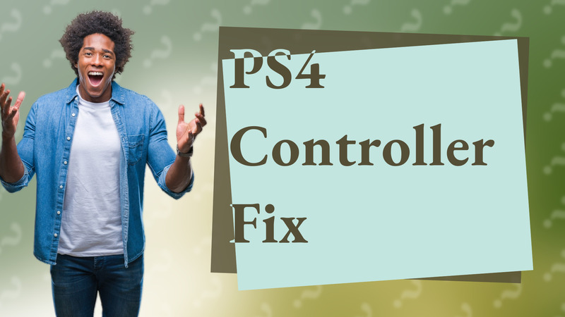 PS4 Controller Fix