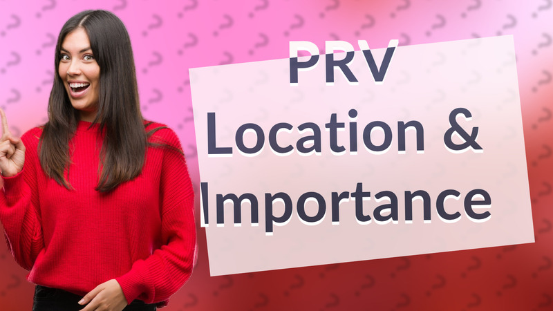 PRV Location & Importance