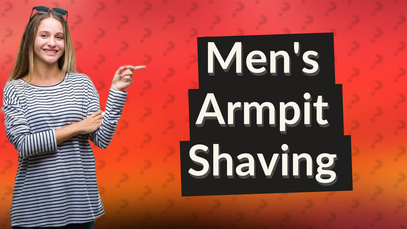 Men's Armpit Shaving