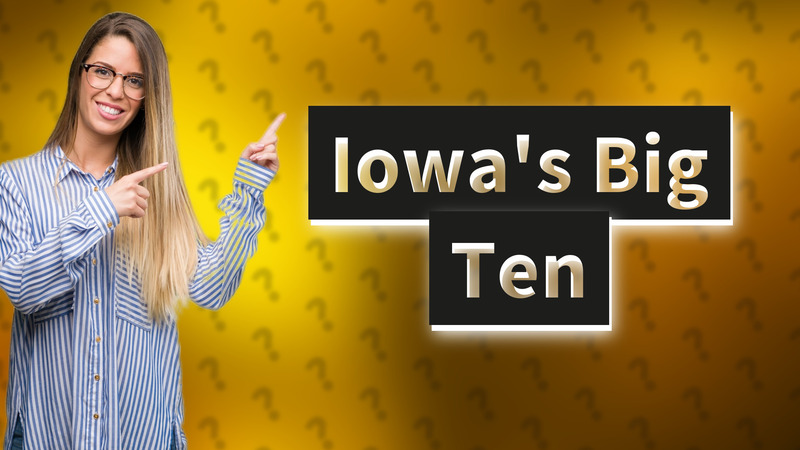 Iowa's Big Ten