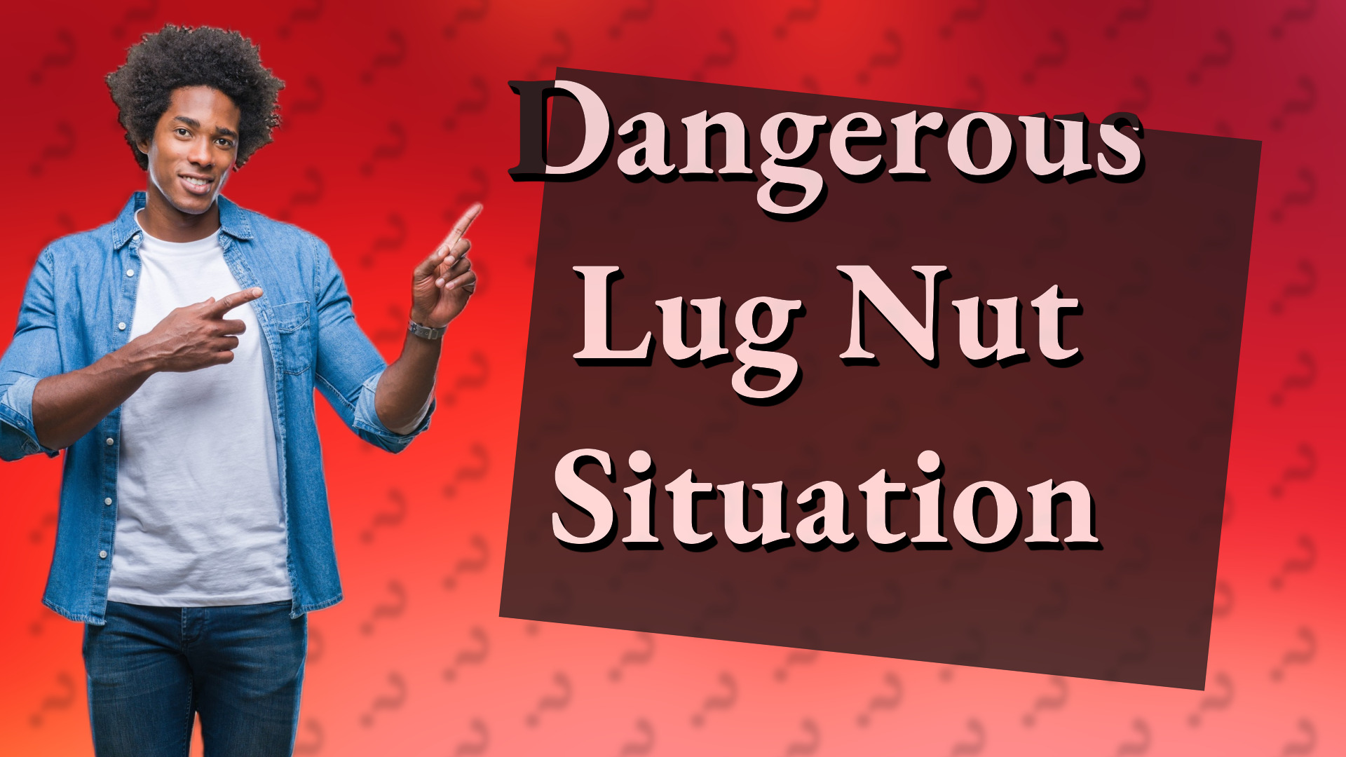 Dangerous Lug Nut Situation