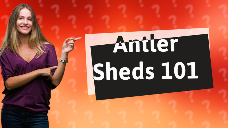 Antler Sheds 101