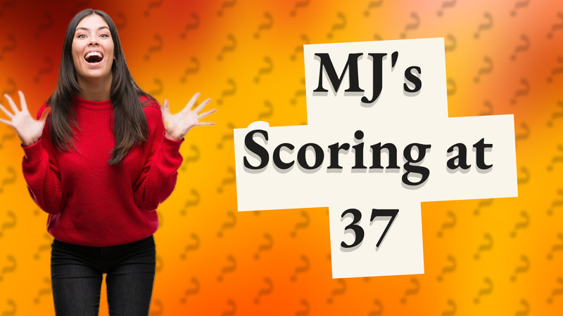 MJ's Scoring at 37
