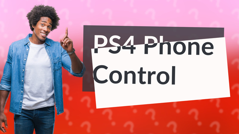 PS4 Phone Control