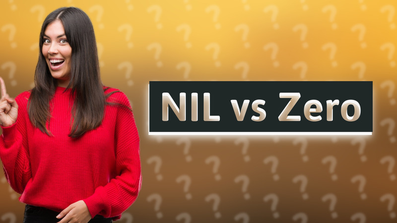 NIL vs Zero
