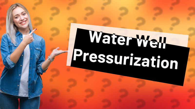 Water Well Pressurization