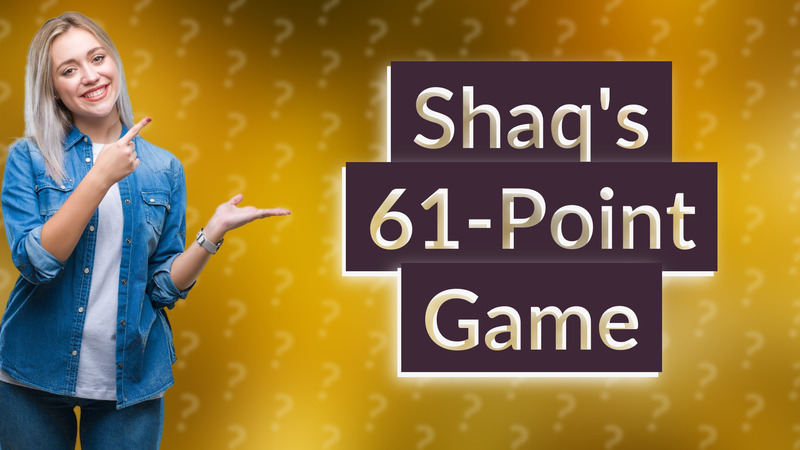 Shaq's 61-Point Game