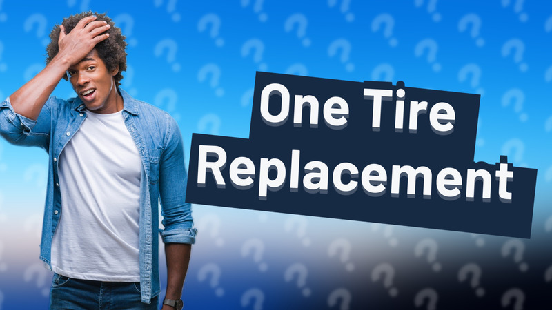 One Tire Replacement