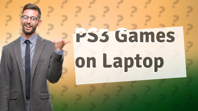 PS3 Games on Laptop