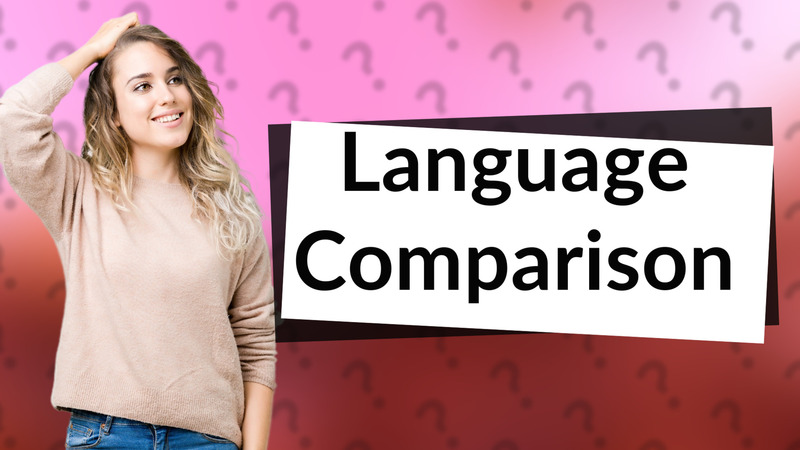Language Comparison