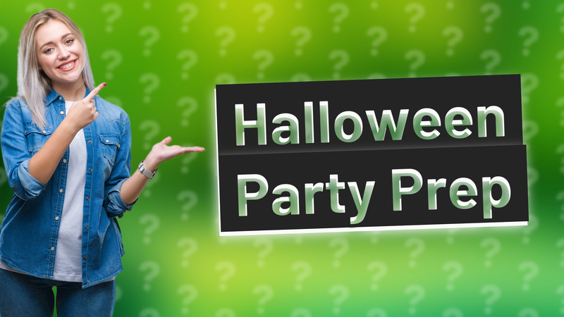 Halloween Party Prep