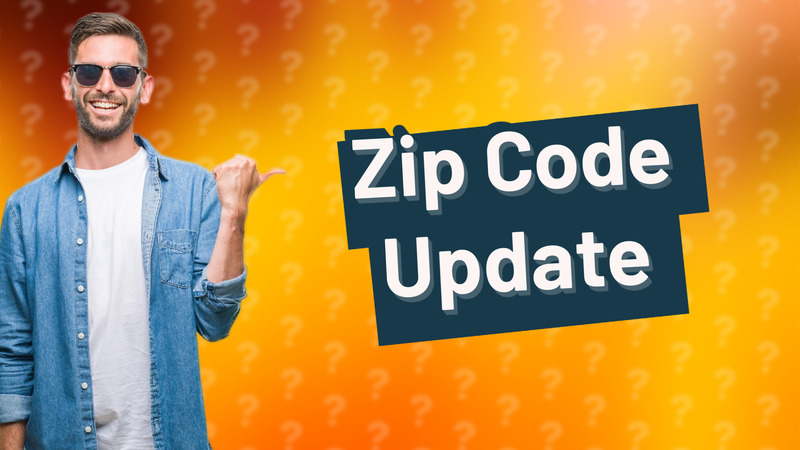 Zip Code Update