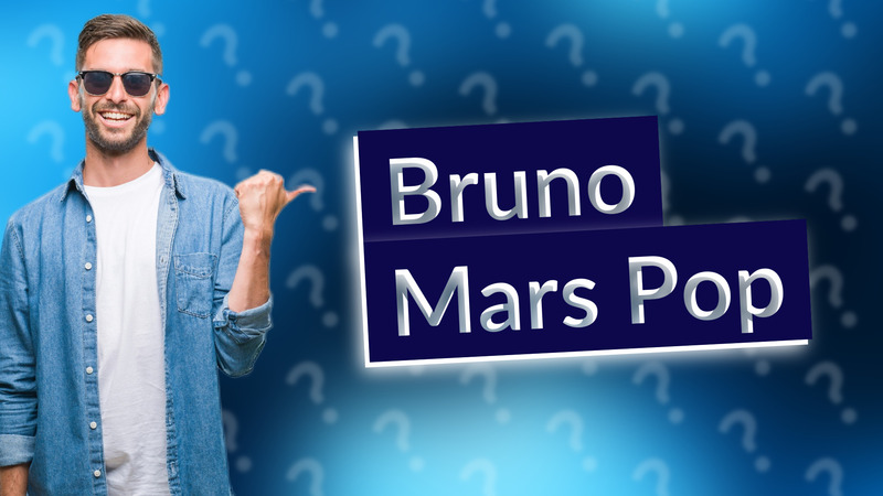 Bruno Mars Pop