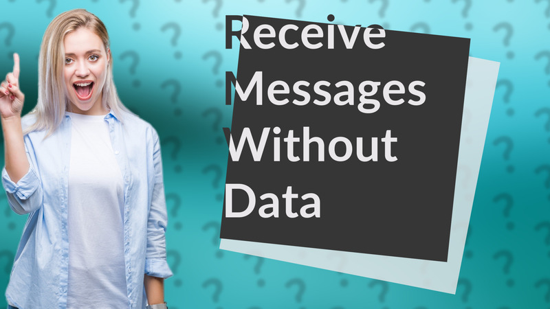 Receive Messages Without Data