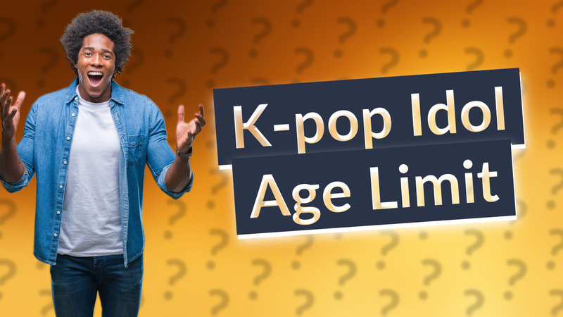 K-pop Idol Age Limit