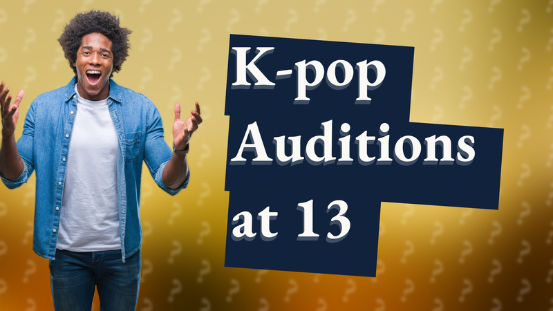 K-pop Auditions at 13
