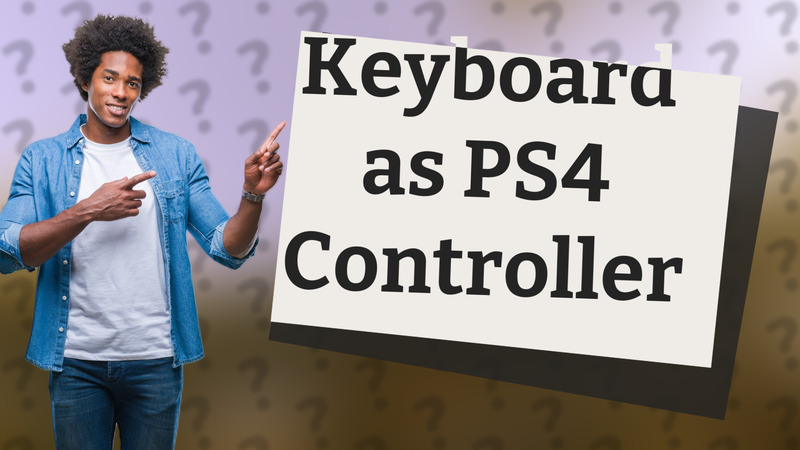 Keyboard as PS4 Controller