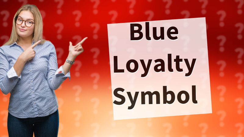 Blue Loyalty Symbol