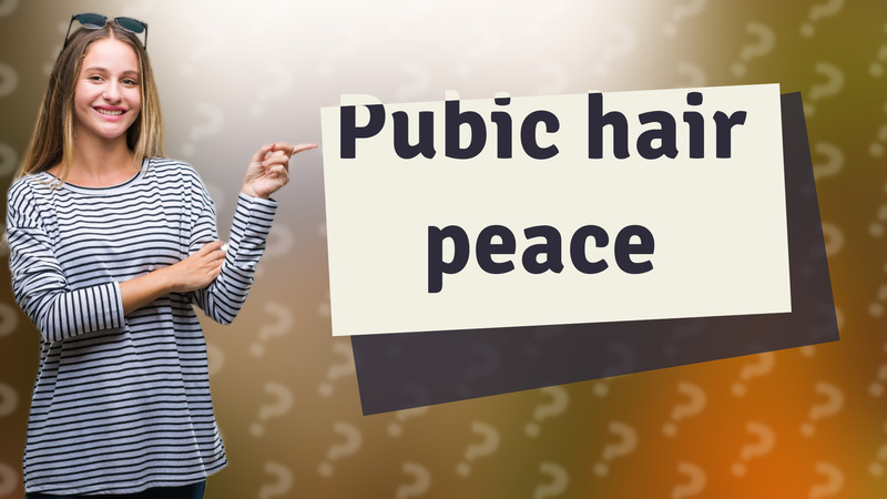 Pubic hair peace