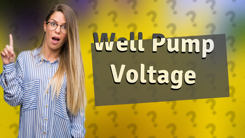 Well Pump Voltage