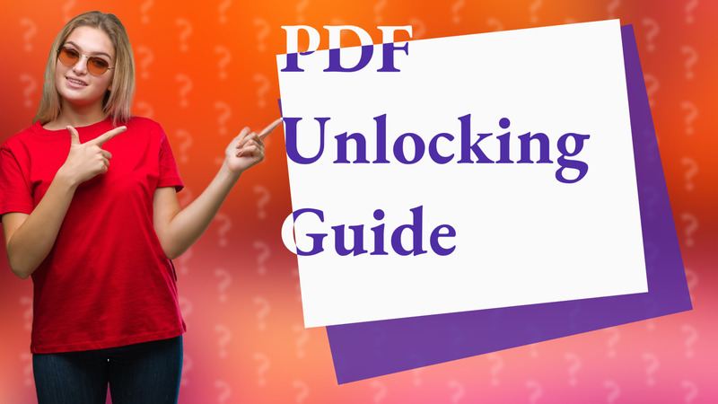 PDF Unlocking Guide