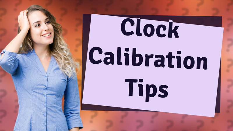 Clock Calibration Tips