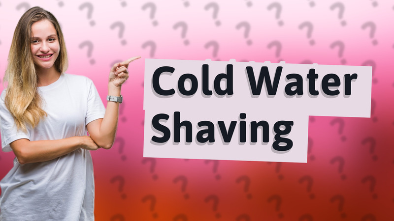 Cold Water Shaving