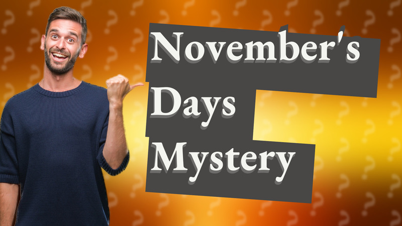 November's Days Mystery