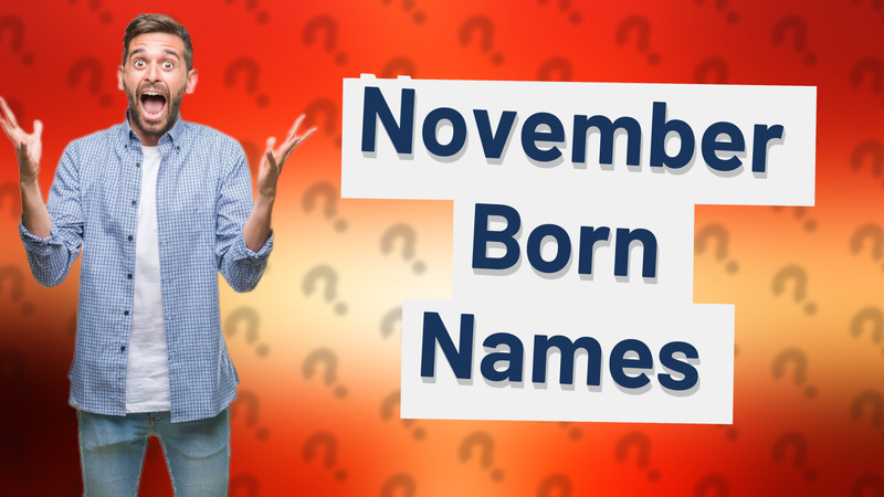 November Born Names