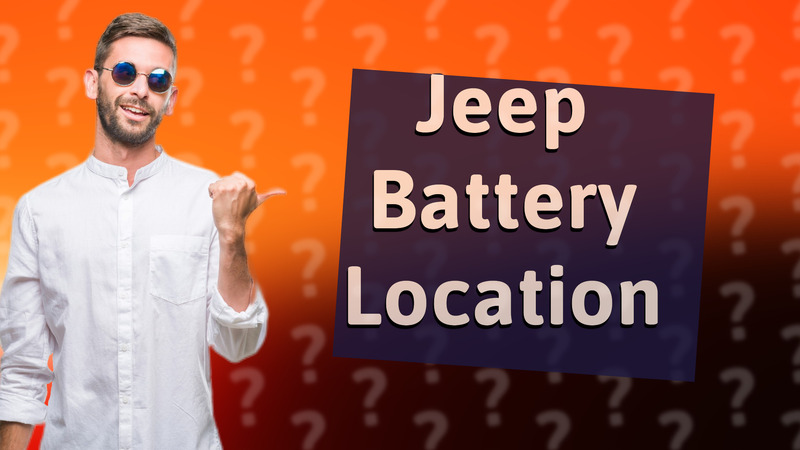 Jeep Battery Location