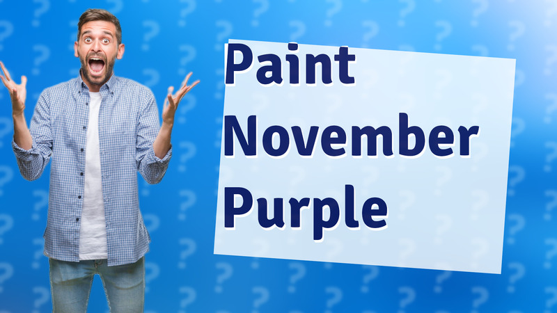 Paint November Purple