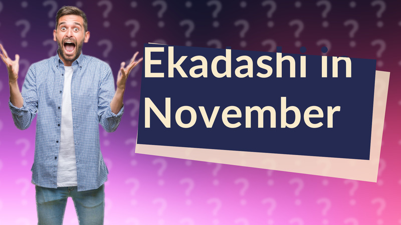 Ekadashi in November