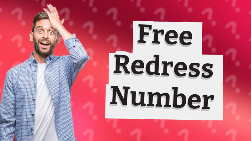 Free Redress Number