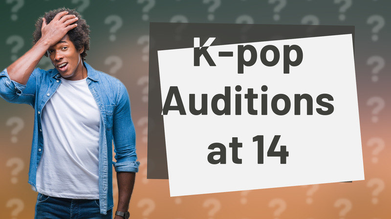 K-pop Auditions at 14