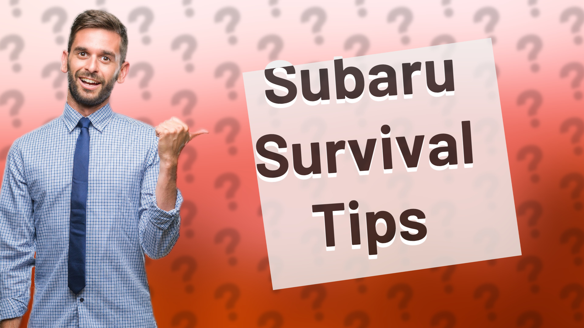 Subaru Survival Tips