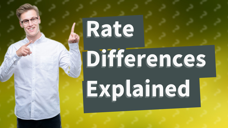 Rate Differences Explained
