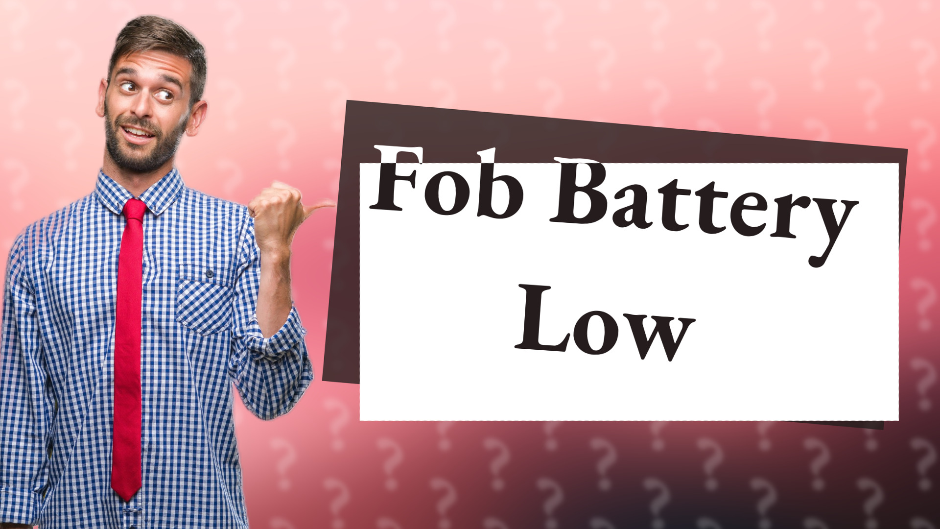 Fob Battery Low