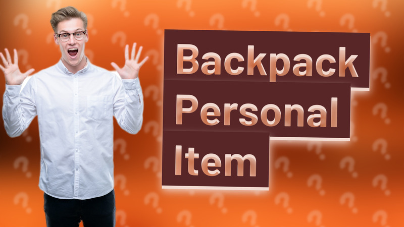 Backpack Personal Item