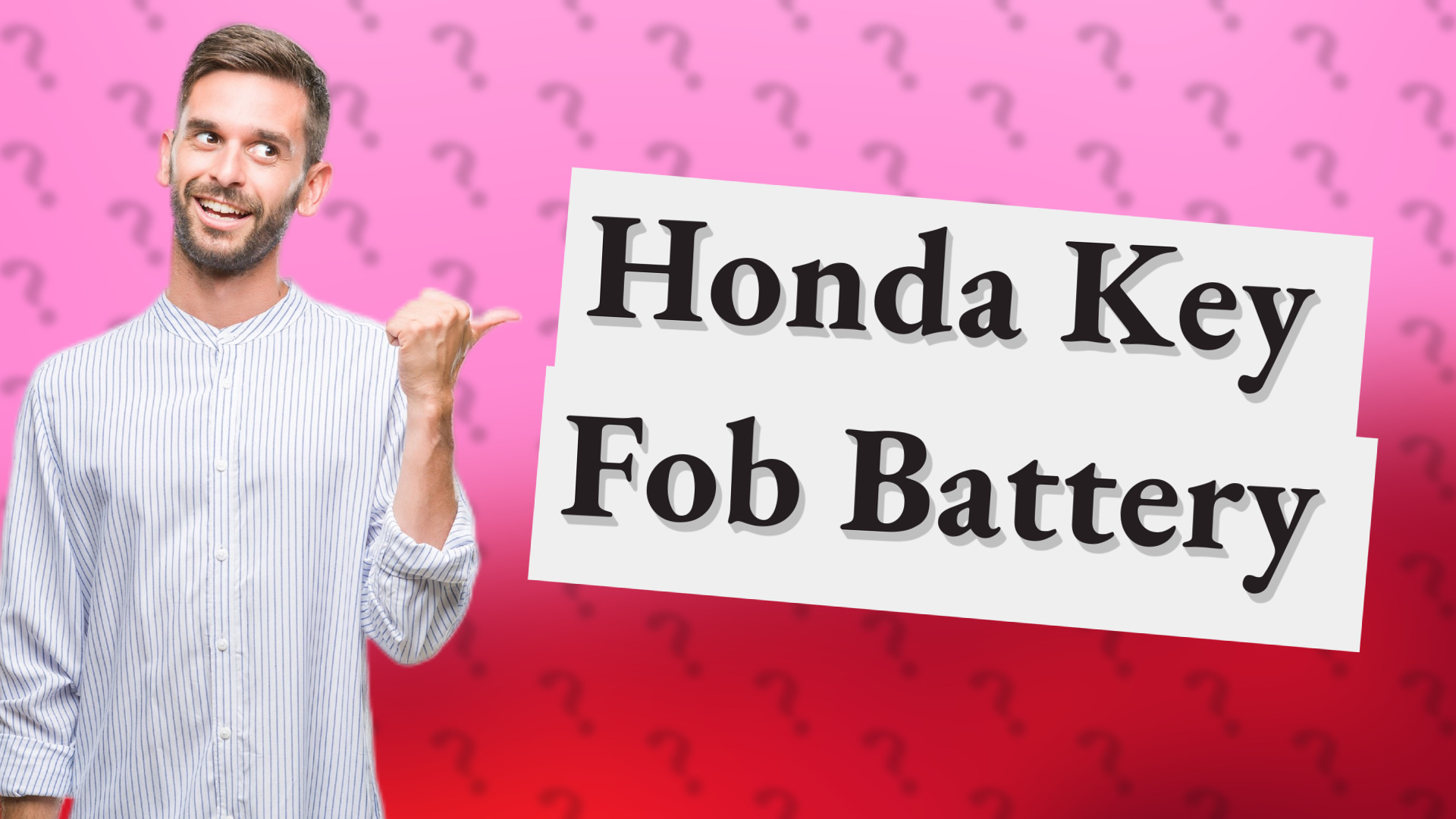 Honda Key Fob Battery