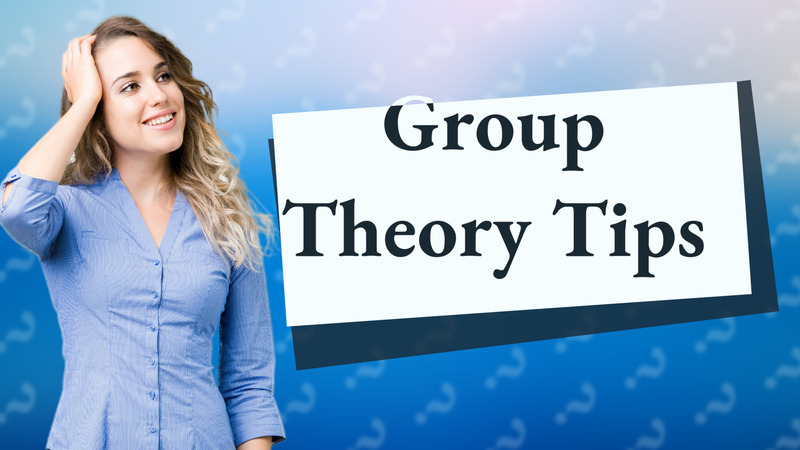 Group Theory Tips