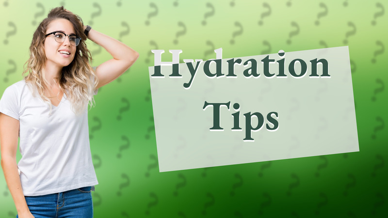 Hydration Tips