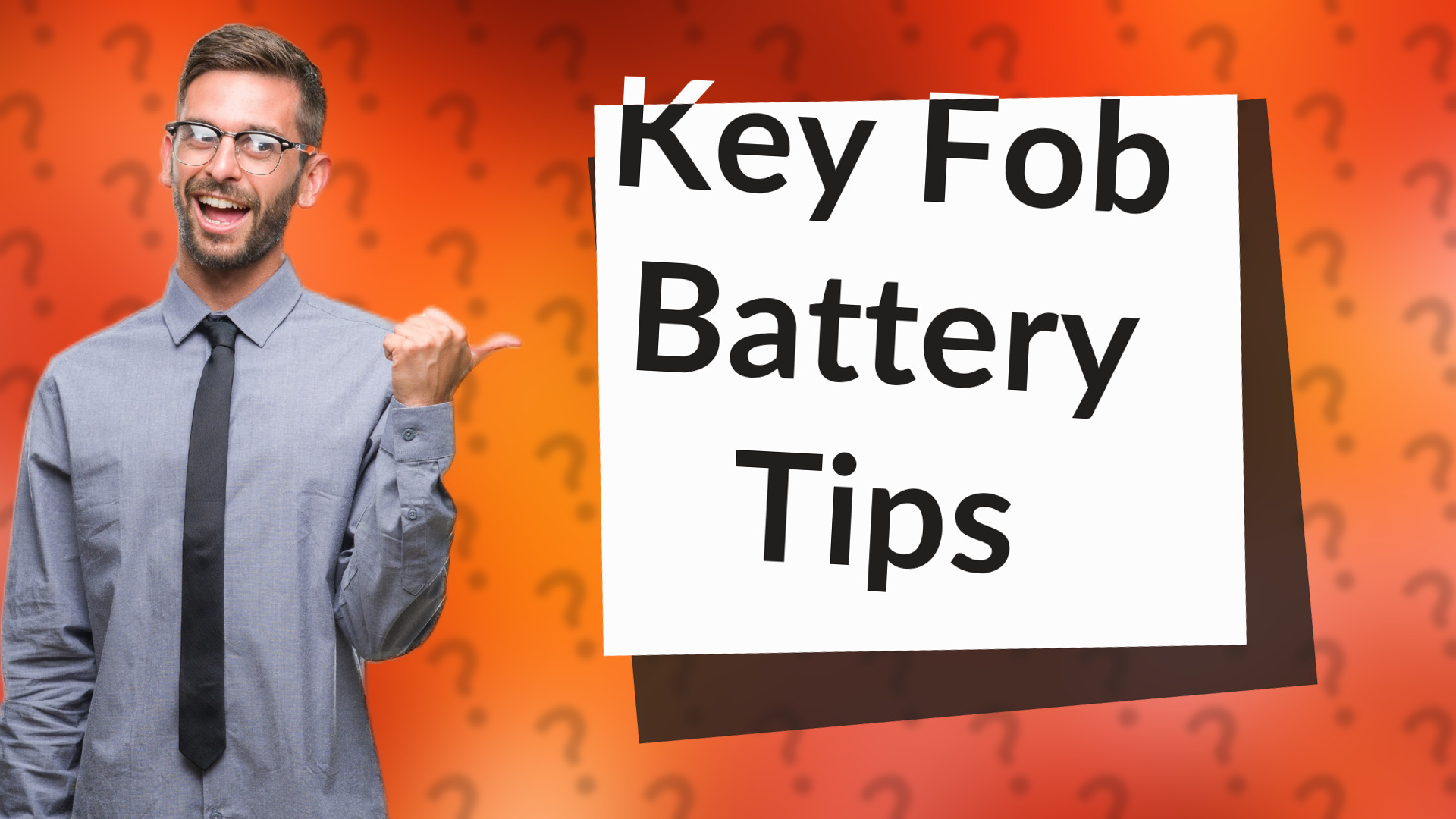 Key Fob Battery Tips