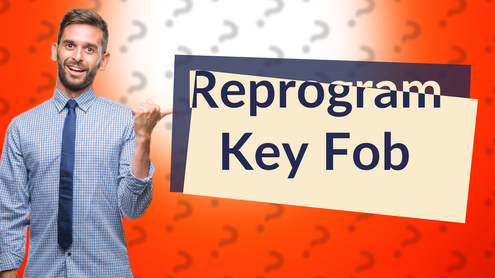 Reprogram Key Fob