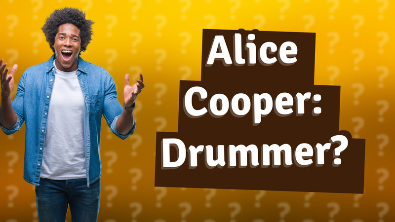 Alice Cooper: Drummer?