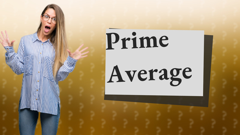 Prime Average