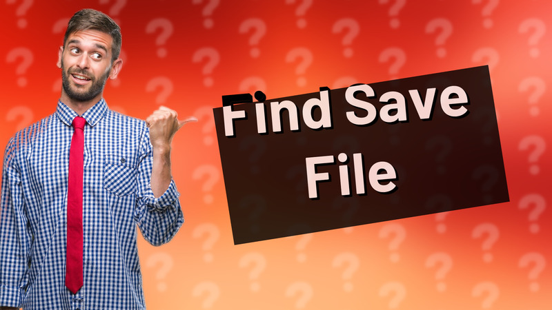 Find Save File