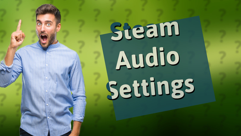 Steam Audio Settings