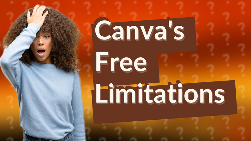 Canva's Free Limitations