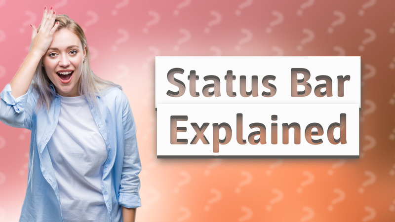 Status Bar Explained